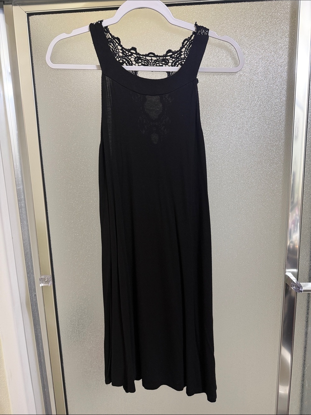 Black Lace-Back Flowlu Dress